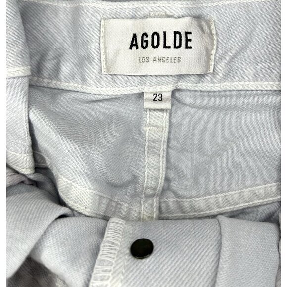Agolde Dax Upsized Jean In Popsicle Women's Size 23 Pale Lavender Light Wash NWT - Picture 12 of 16